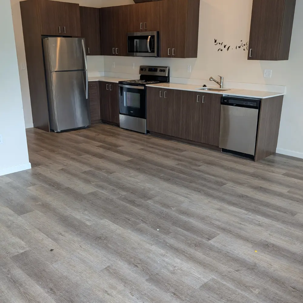 Cleaned apartment from eviction after cleanout done by Patriot Hauling and Junk Removal in Keizer Oregon