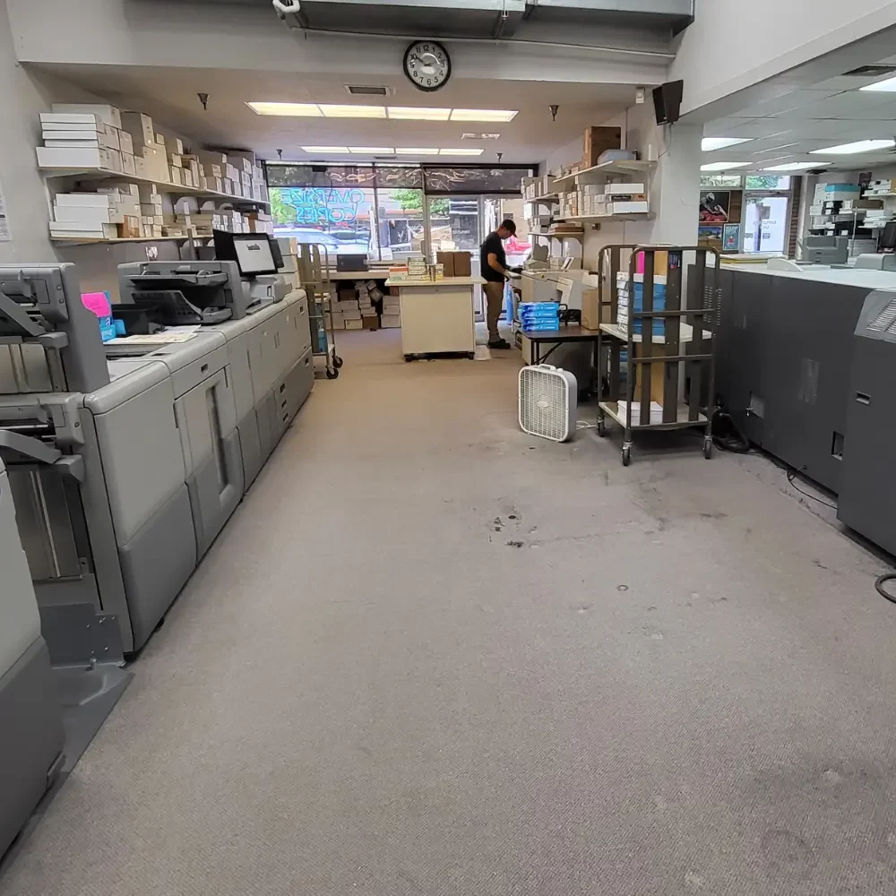Empty space after commercial printer removal